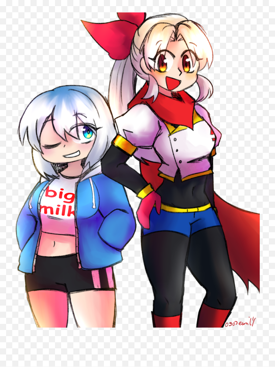 I Made Some Art Of Sans And Papyrus As Anime Girls Undertale - Sans And Paprus Girl Emoji,Picture Of Anime Girl With Mixed Emotions