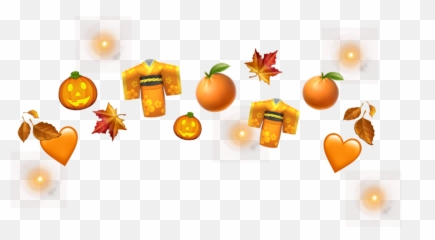 Emoji Aesthetic Fall Sticker - Orange,Fall Emoji