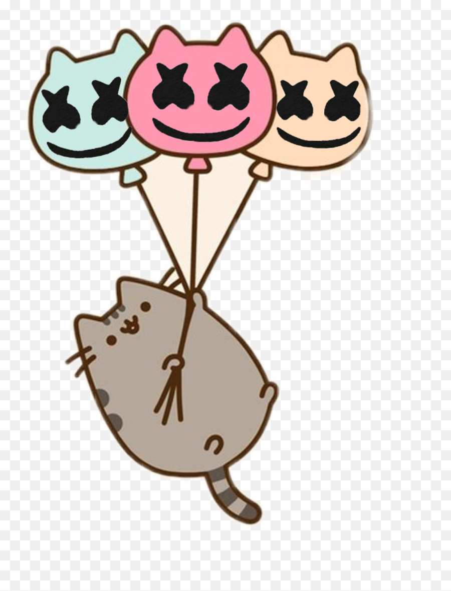 Marshmellow Sticker Clipart - Pusheen Png Emoji,Emojis Marshmellow