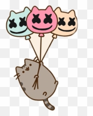 Marshmellow Sticker Clipart - Pusheen Png Emoji,Emojis Marshmellow