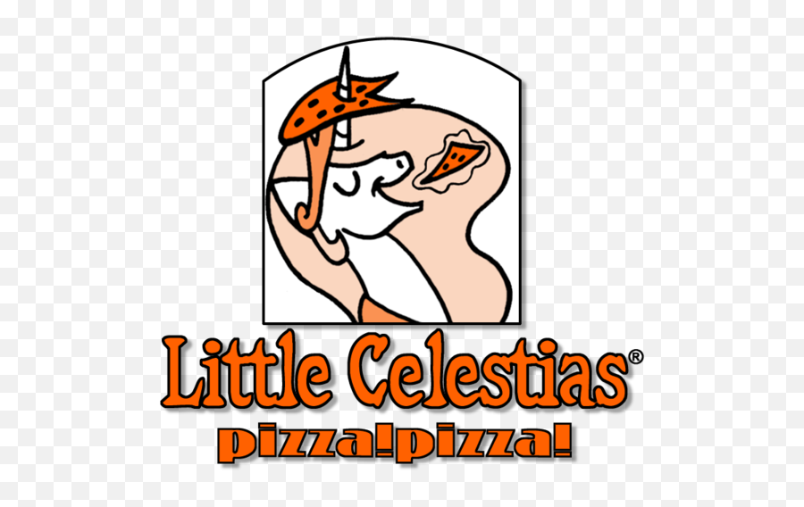 So I Asked The Pizza Guy To Draw A Pony On My Pizza Box - Old Little Caesars Logo Emoji,Pizza Man Emoji