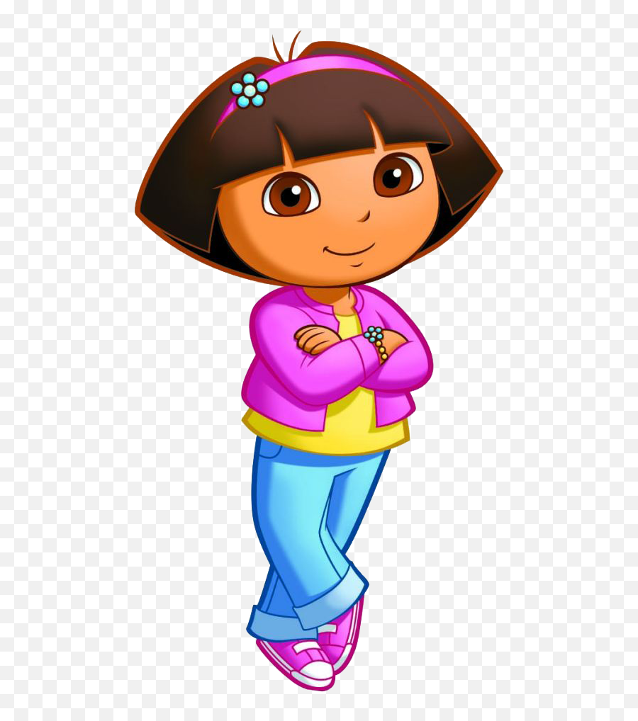 Dora The Explorer - Dora Cartoon Characters Png Emoji,