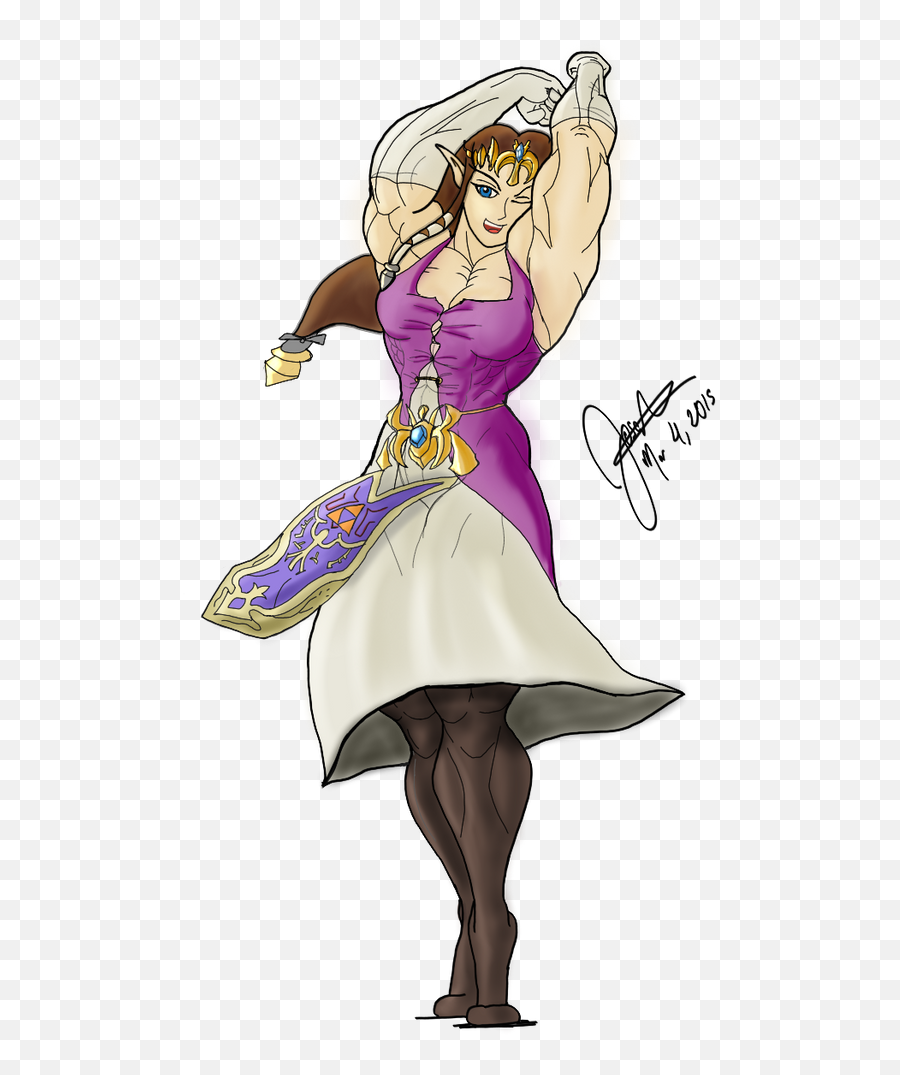 Hyrule Hysteria - Zelda With Muscles Emoji,Zelda Vaati Emotion