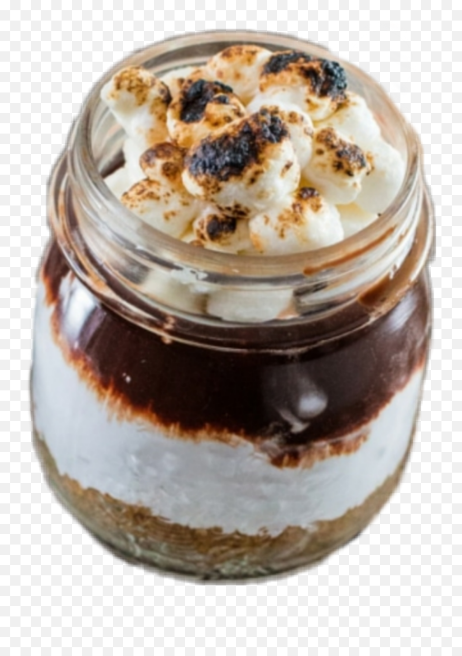 Smores Summer Chocolate Marshmallow - Parfait Emoji,Smores Emoji