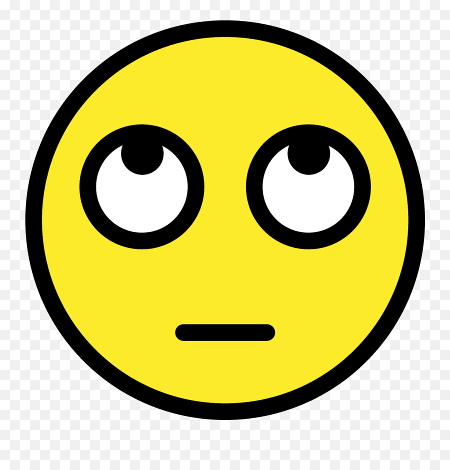 Face With Rolling Eyes Emoji Clipart - Emotion Rolling Eyes,Rolling Eyes Emoji