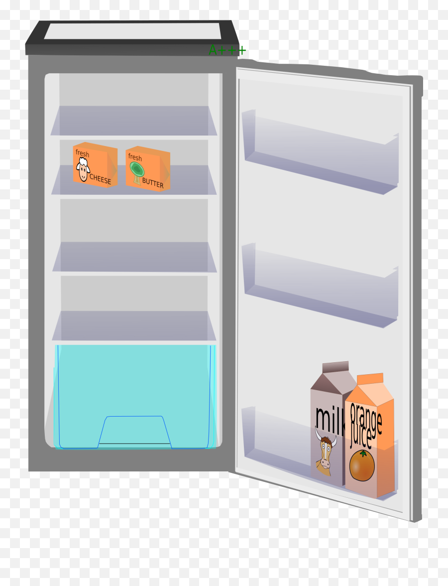 Free Refrigerator Open Cliparts - Open Fridge Vector Png Emoji,Refrigerator Emoji