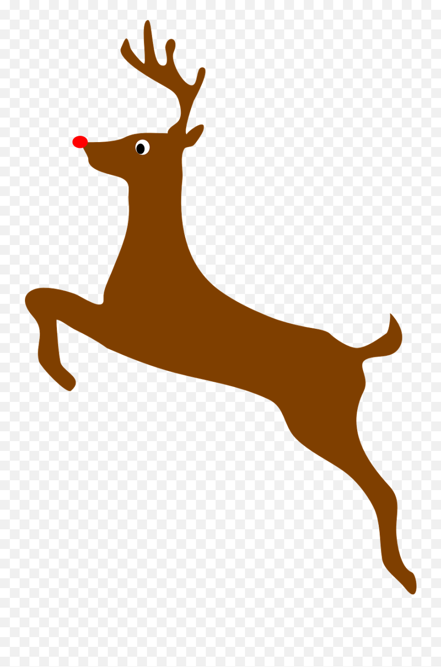 Clipart Reindeer Icon Clipart Reindeer - Deer Clip Art Emoji,Reindeer Emoji