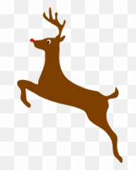 Clipart Reindeer Icon Clipart Reindeer - Deer Clip Art Emoji,Reindeer Emoji
