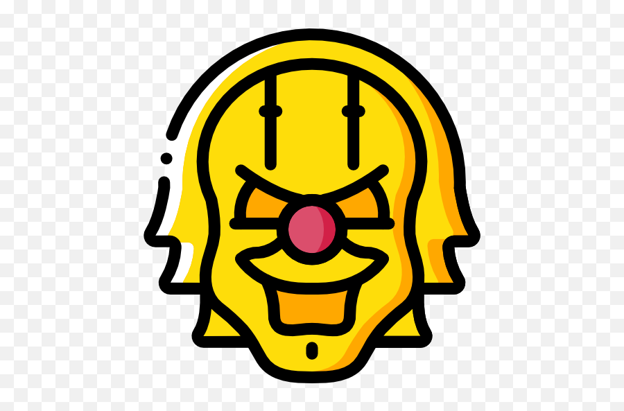 Clown - Download Gambar Emoticon Serem Emoji,Killer Clown Emoji