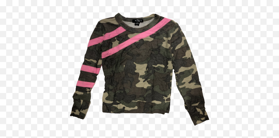 Flowers By Zoe Camo Chest Pink Stripe Top U2013 Sprout Kids Emoji,Pink Emoji Towel