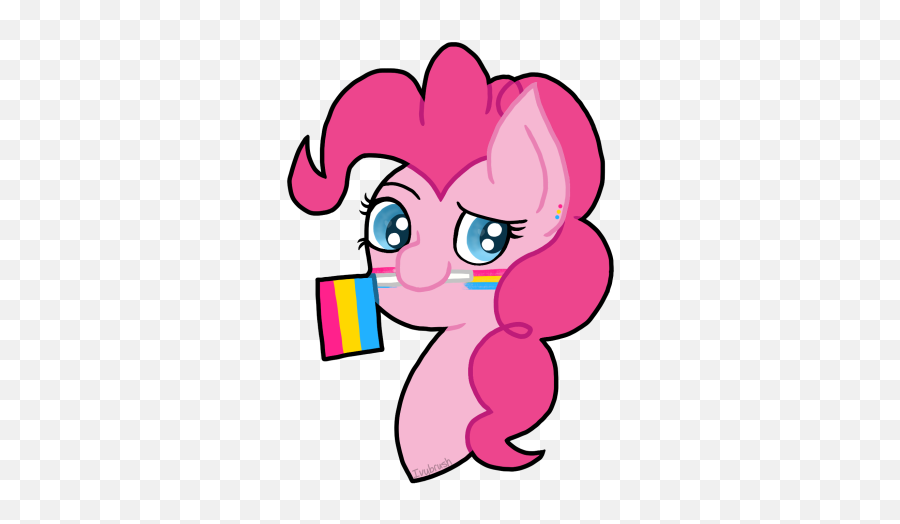 Pansexual Pinkie Pie - Cartoon Full Size Png Download Emoji,Pie Emoji