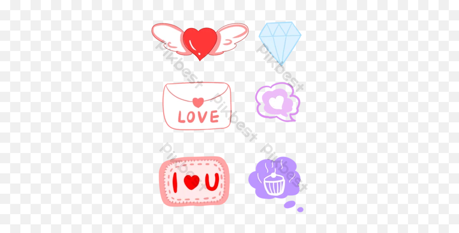 Heart Sticker Templates Free Psd U0026 Png Vector Download - Girly Emoji,Heart Emoji Template