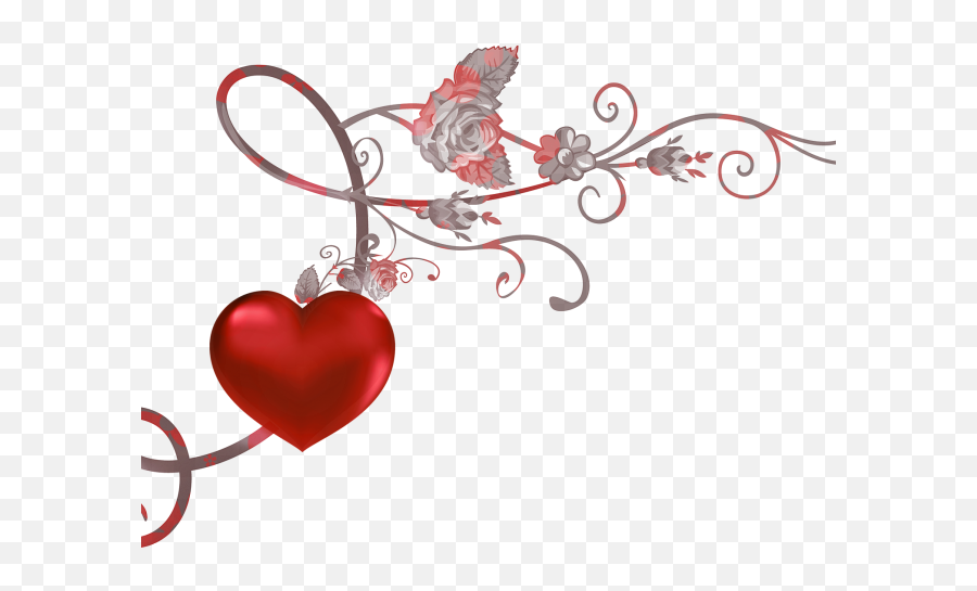 Decoration Clipart Heart - Png Heart Decorate Transparent Decorative Emoji,Emoji With Three Hearts