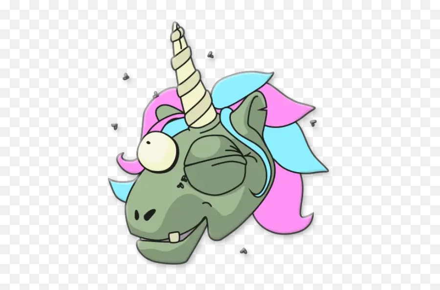 Zombie Unicorn Stickers For Whatsapp - Mythical Creature Emoji,Unicorn Emojis For Android