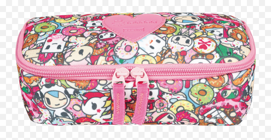 Estojo Organizador Tokidoki Rosa - For Teen Emoji,Tokidoki Emoticons