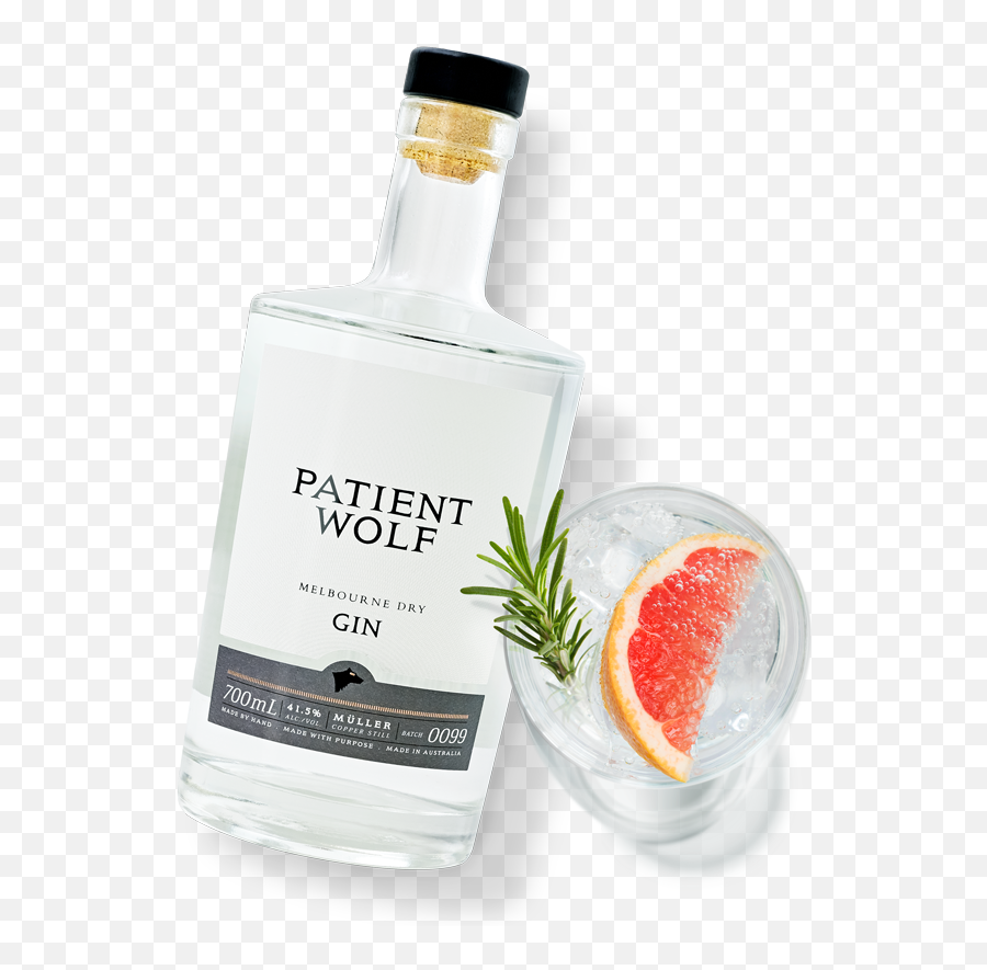 Patient Wolf Gin Co - Wine Cocktail Emoji,Gin And Tonic Emoji