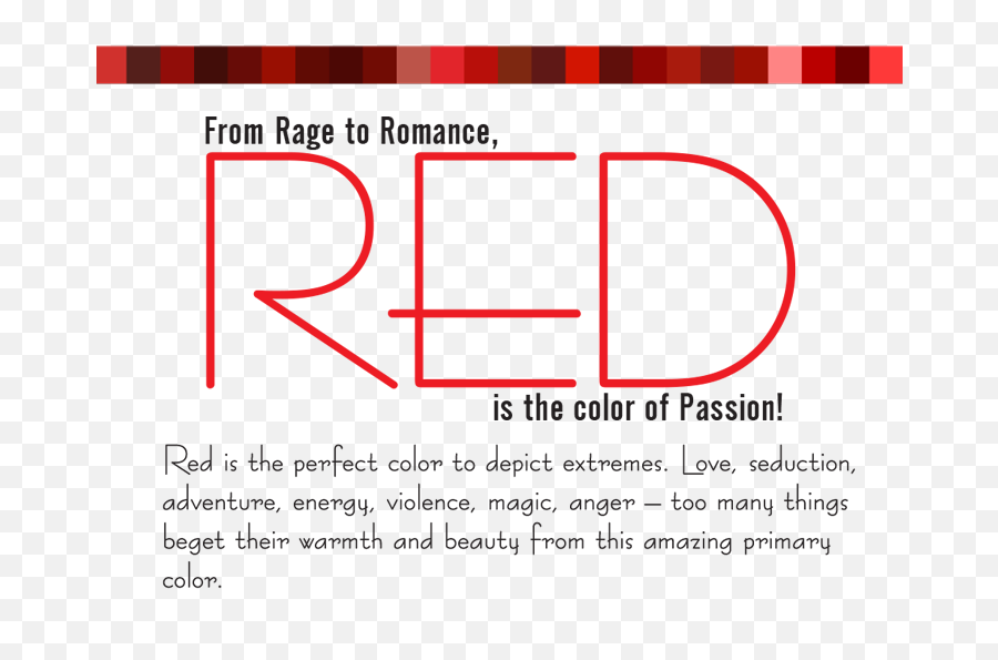 Red Is The Color Of Passion - Red Color In Love Emoji,Colors And Emotions