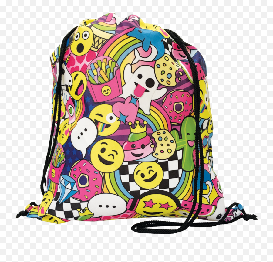 Emoji Party Drawstring - For Teen,Emoji Drawstring Backpacks