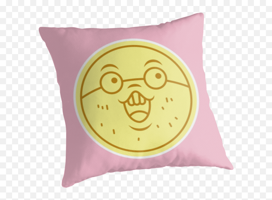 Pillows Throw Pillows - Happy Emoji,Trench Coat Emoticon