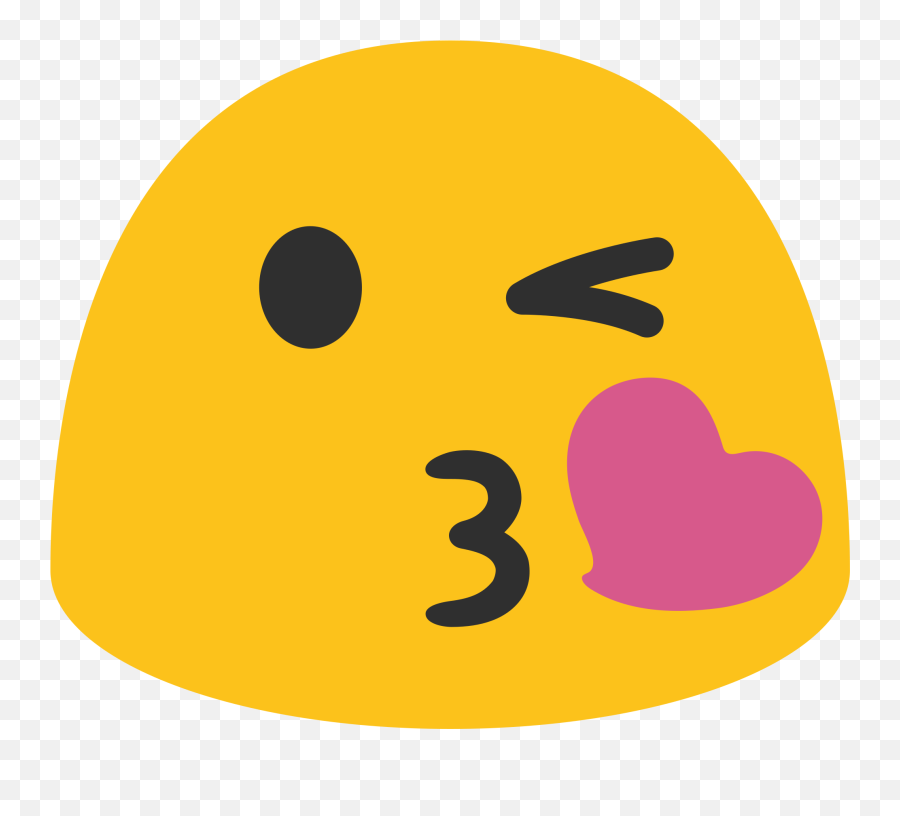 Emoji U1f618 - Android Kissy Face Emoji,Hangouts Emojis