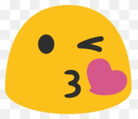 Emoji U1f618 - Android Kissy Face Emoji,Hangouts Emojis