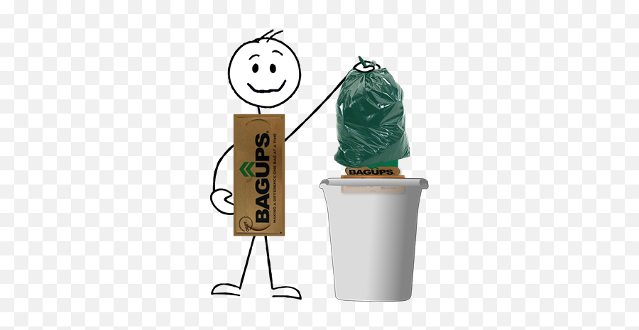 Biodegradable Trash Bags Trash Bags Bagups - Happy Emoji,Put In Trash Emoticon