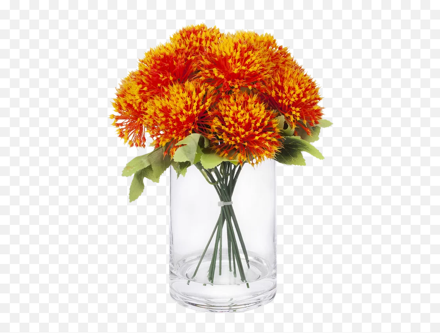 Artificial Mixed Floral Arrangement In - Cylinder Emoji,Home Decorations And Emotions