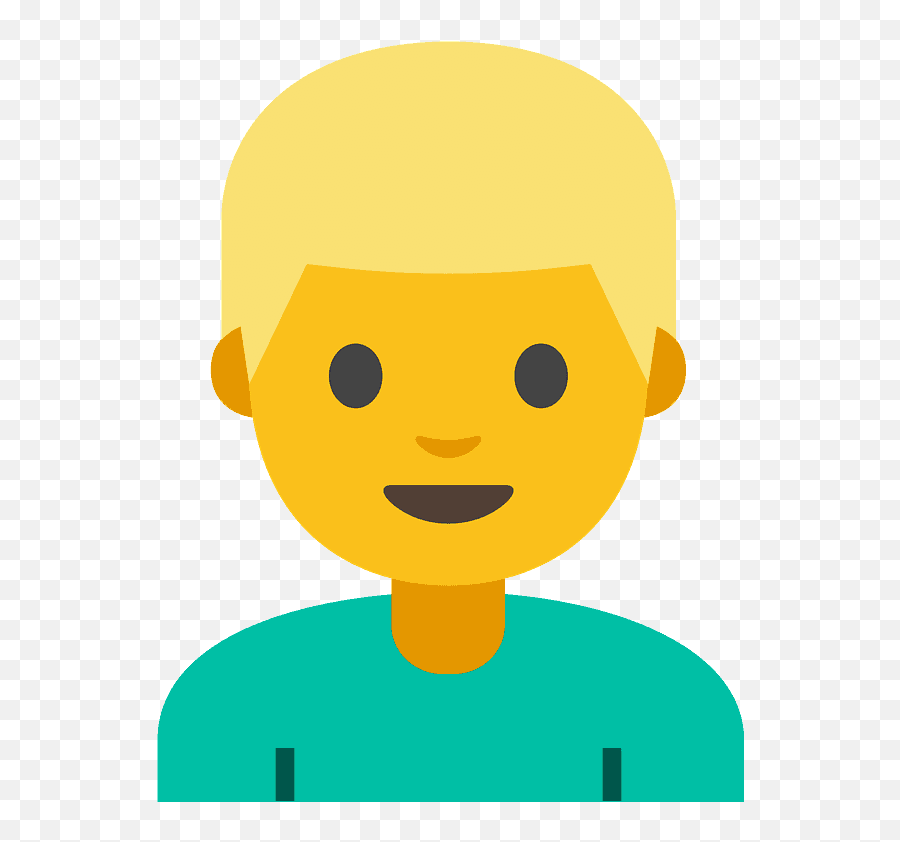 Man Blond Hair Emoji Clipart Free Download Transparent - Emoji,Hair Emoji