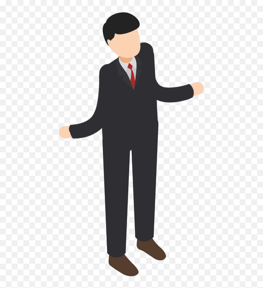 Shrugging Isometric People Flat Icons Png - Buner Tv Standing Emoji,Emojis On Obs Studio