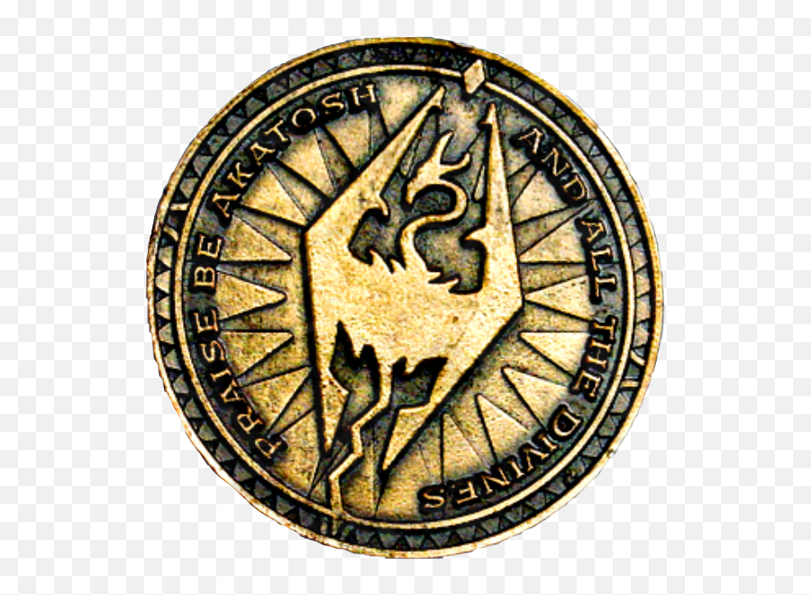 Elderscrolls Gold Coin Sticker - Art Emoji,Gold Coin Emoji