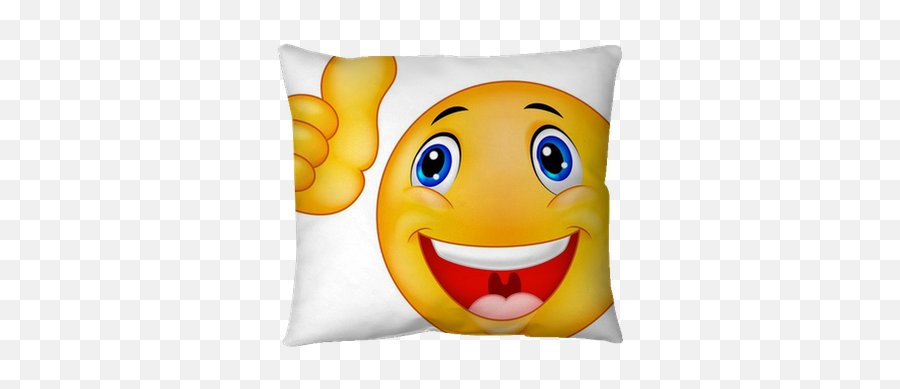 Happy Smiley Emoticon Face Pillow Cover - Happy Emoji,Personalized Emoticons