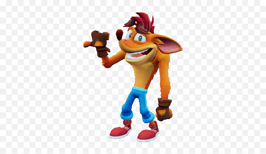 Get A Load Of This Guy Crash Bandicoot Know Your Meme - Crash Bandicoot 4 Green Screen Emoji,Toying With Emotions Gif
