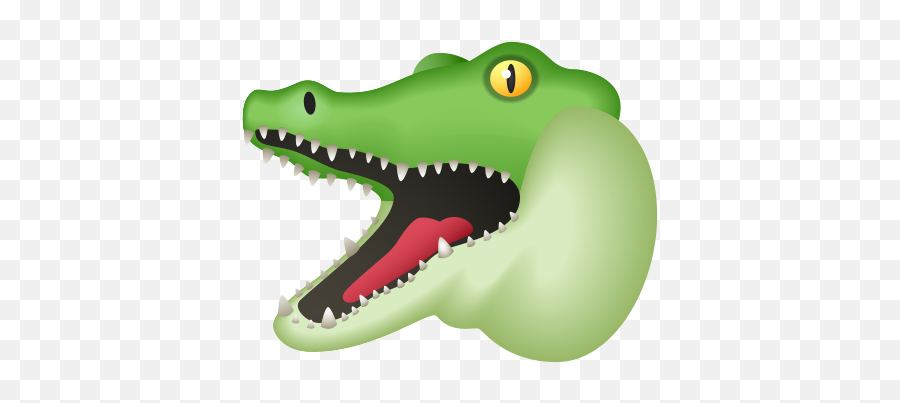 Crocodile Icon In Emoji Style - Krokodil Emoji,Emoji Game Crocodile And Man