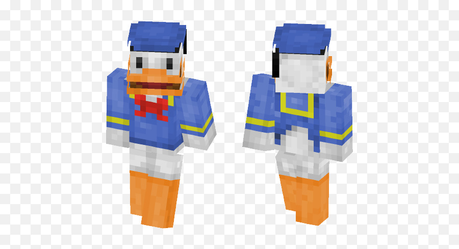 Download Donald Duck Minecraft Skin For - Minecraft Adventure Skin Female Emoji,Donald Duck Emoji Download