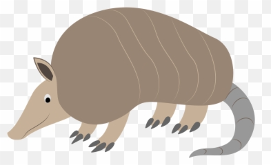 Armadillo Clipart - Cartoon Armadillo Clipart Transparent Emoji,Armadillo Emoji