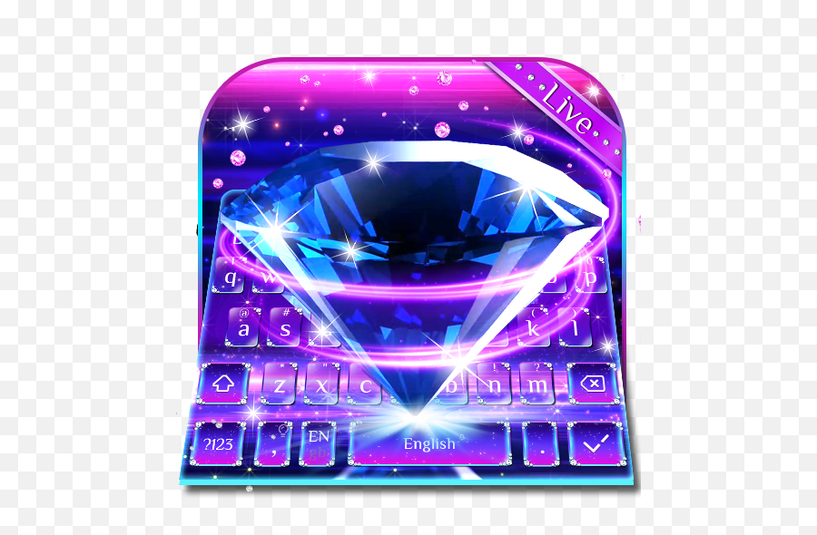 Live Shining Diamond 3d Keyboard Theme Apk Latest Version - Art Emoji,How To Add Emojis To Samsung J7 Crown