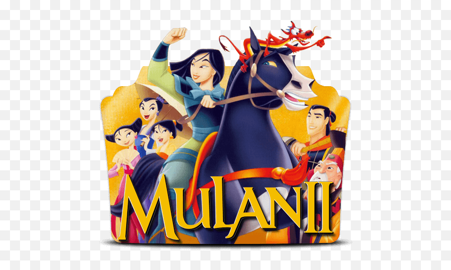 Mulan Movie Folder Icon - Mulan 2 Dvd Emoji,Mulan Emoji
