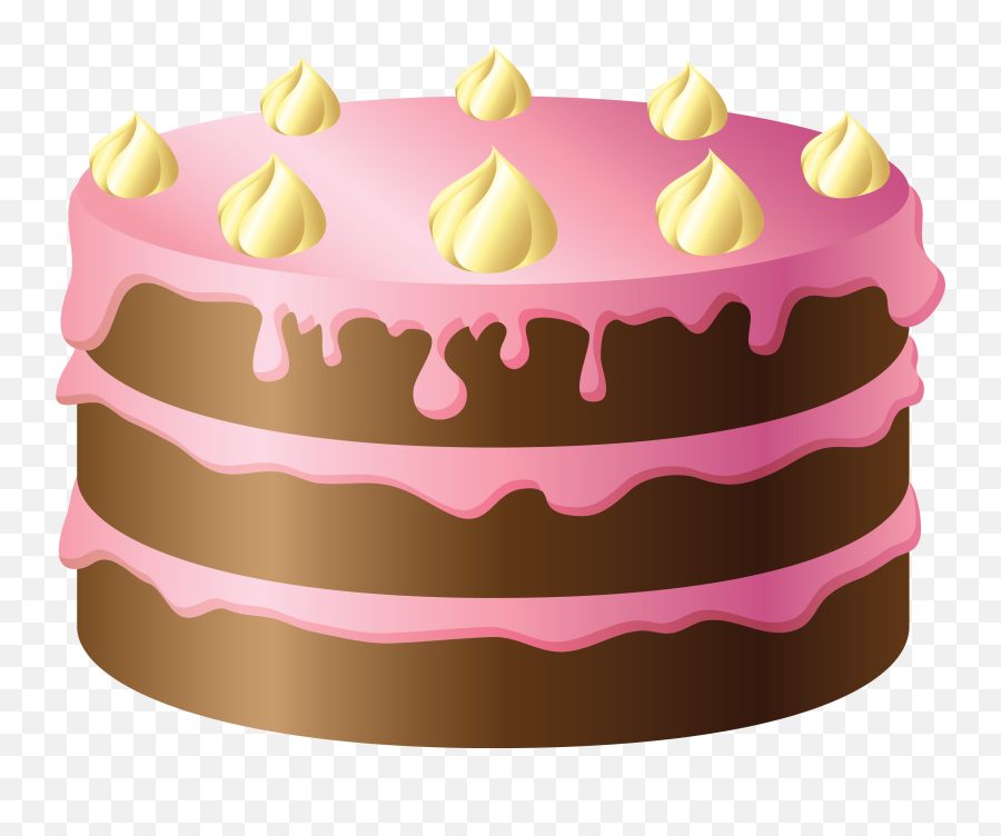 Birthday Cake Clip Art Free Birthday Clipart 2 - Clipartix Print Trolls Cake Toppers Emoji,Emoji Cakes