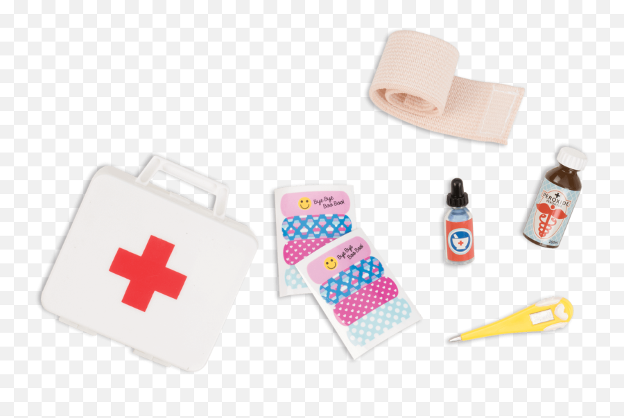 Comfy Recovery 18 - Inch Doll Hospital Set Our Generation Emoji,Bandaid Emojis