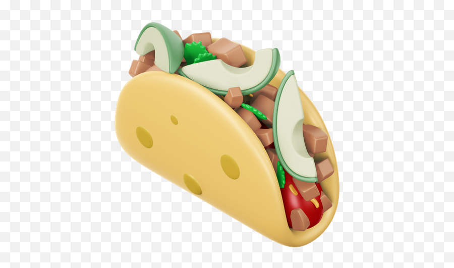 Mexican Taco 3d Illustrations Designs Images Vectors Hd Emoji,Mexico Emoji