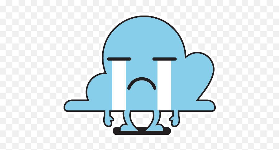 Cloud Emoji By Marcossoft - Sticker Maker For Whatsapp,Blue Fruit Emoji