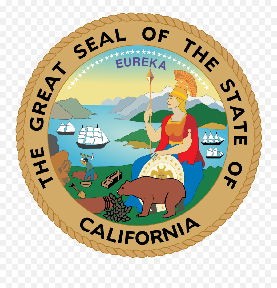 June Clipart Beach California June - State Seal Of California Emoji,California State Emoji