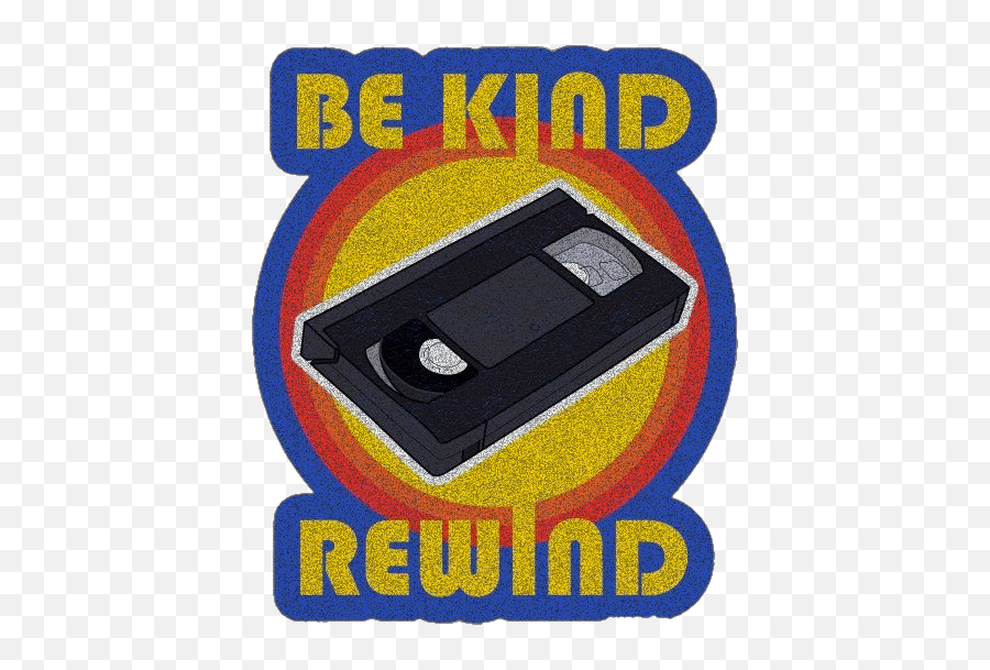 Vhs Tape 80s Bekind Rewind Sticker - Portable Emoji,Vhs Tape Emoji