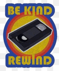 Vhs Tape 80s Bekind Rewind Sticker - Portable Emoji,Vhs Tape Emoji