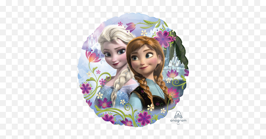 Frozen Elsa Anna Foil Party Balloon - Happy Birthday Frozen Balloons Emoji,Girly Emoji Party Supplies