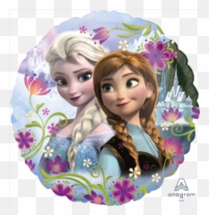 Frozen Elsa Anna Foil Party Balloon - Happy Birthday Frozen Balloons Emoji,Girly Emoji Party Supplies