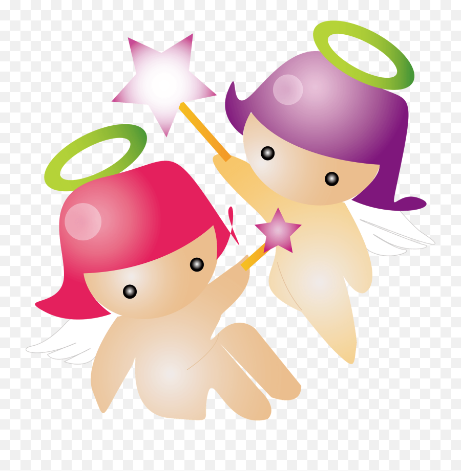 Angel Free To Use Cliparts 2 - Clipartix Cute Angels Clip Art Emoji,Baby Angel Emoji