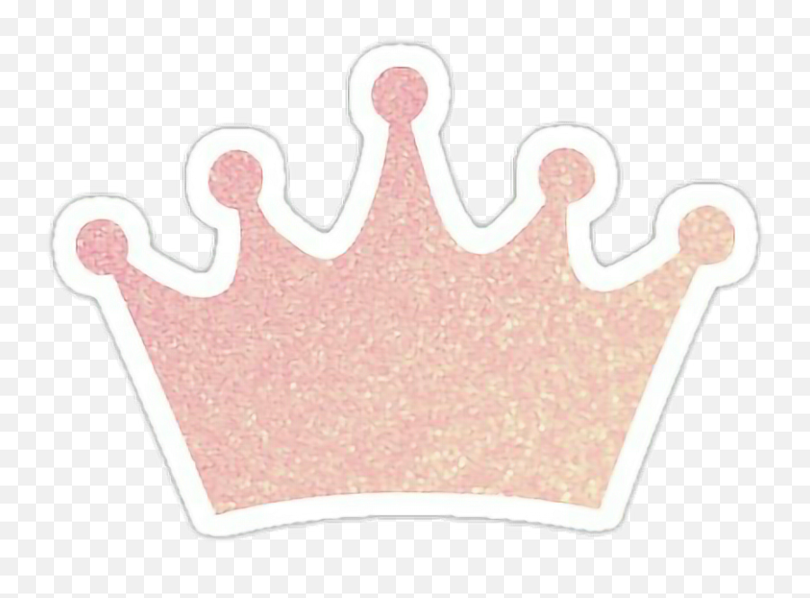 Library Of Pink Crown With Glitter Image Black And White - Glitter Pink Png Crown Emoji,Hangman Noose Emoji