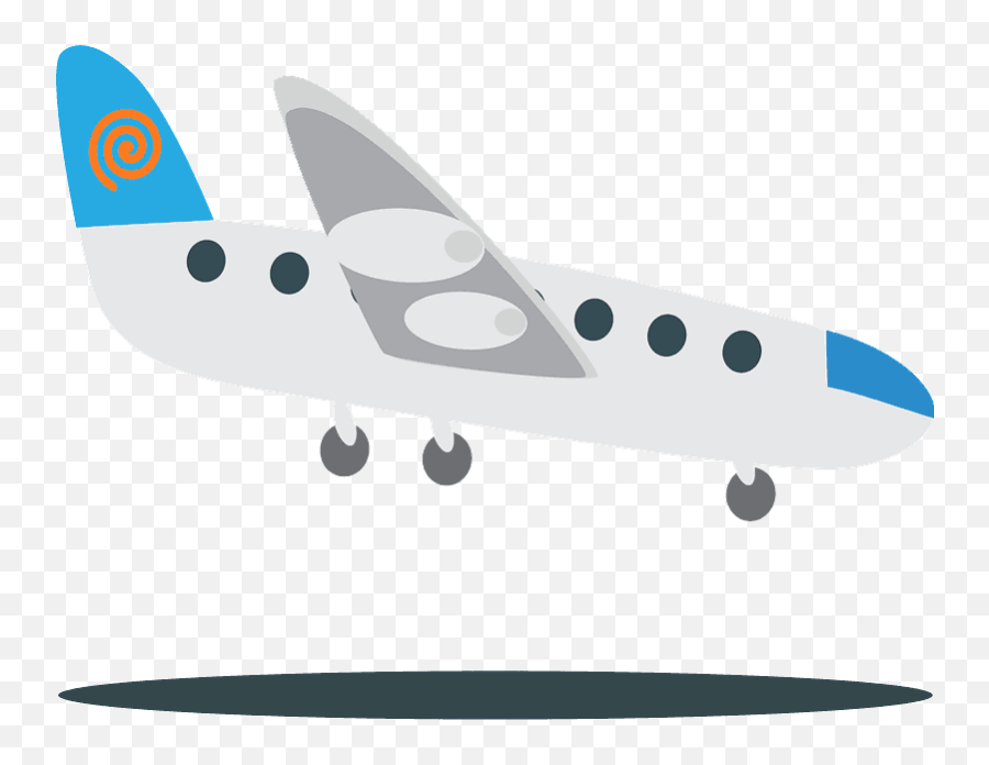 Aterrizando Clipart - Aircraft Emoji,Emoticon De Avion Despegando