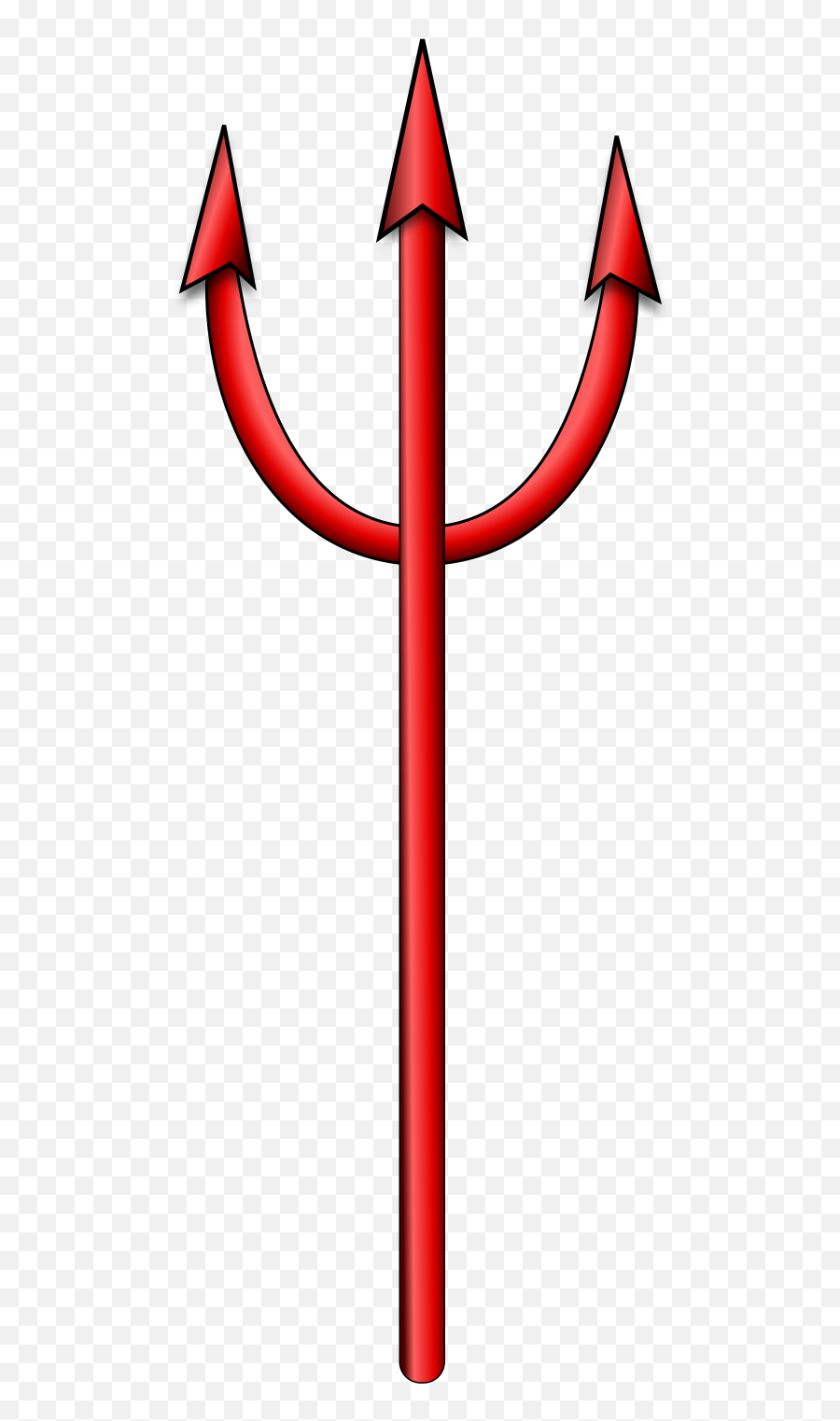 Devil Clipart - Devil Pitchfork Clipart Emoji,Rock Horns Emoji